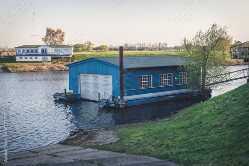 Harbour Police building, Wittenberge, Brandenburg, Germany photo