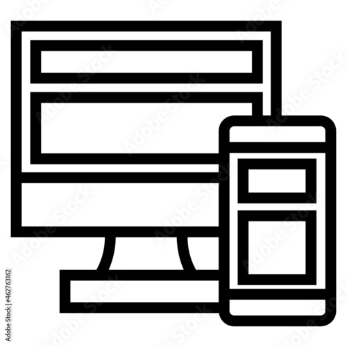 adaptive line icon