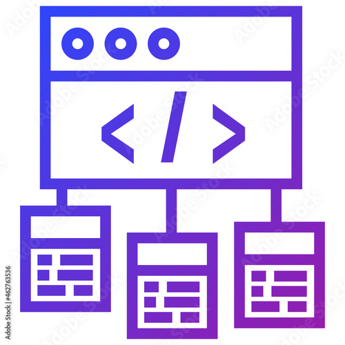 framework gradient icon