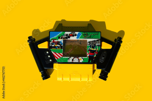 Formula One racing retro handheld electronic game photo