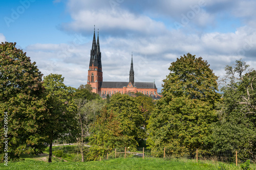 Sweden, Uppsala, Uppsala cathedral photo