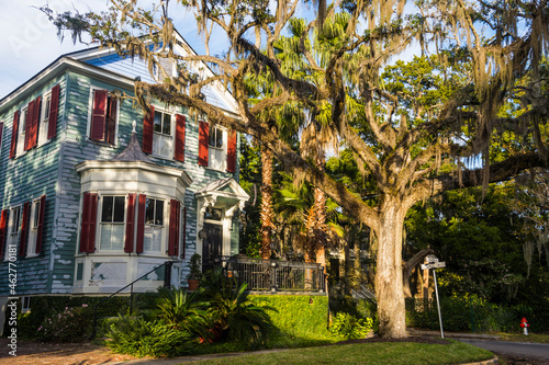 USA, South Carolina, Beaufort, Historical house photo