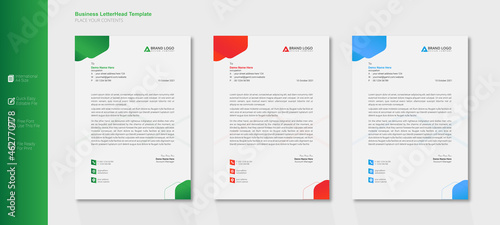 Modern Letterhead template Creative and Clean Design
