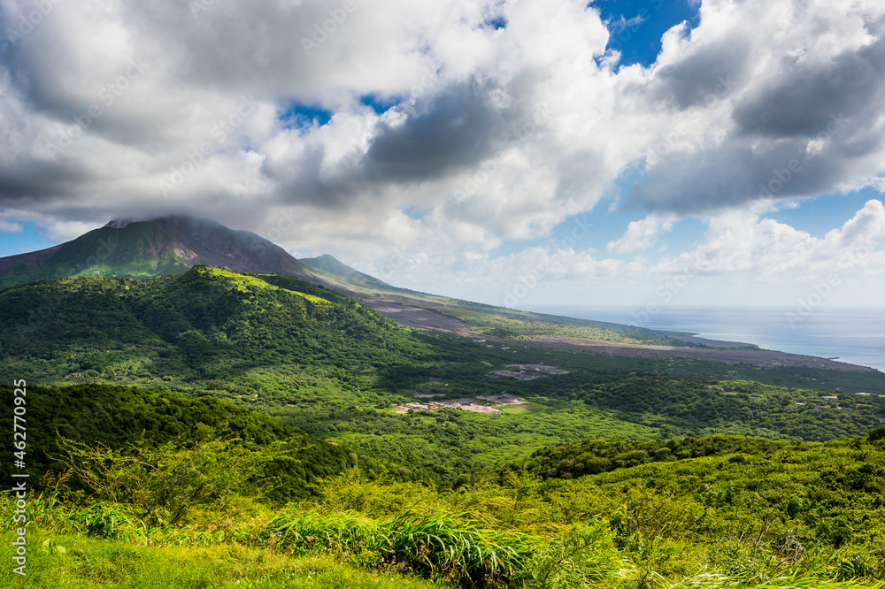 British Overseas Territory, Montserrat, Soufriere Hills volcano British Overseas Territory, Montserrat, Soufriere Hills volcano