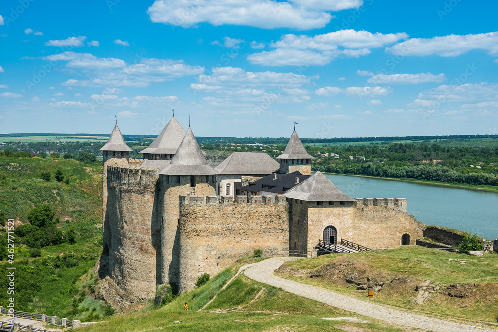 Khotyn Fortress on the river banks of the Dniester, Ukraine Khotyn Fortress on the river banks of the Dniester, Ukraine