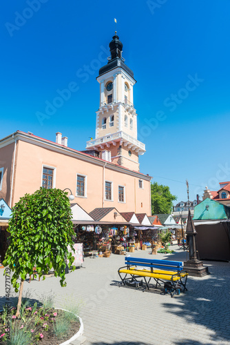 Polish magistrate building now the city hall of Kamianets-Podilskyi, Ukraine