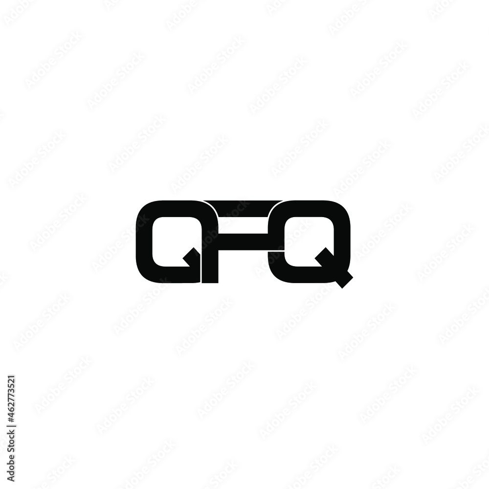 qfq initial letter monogram logo design qfq initial letter monogram logo design