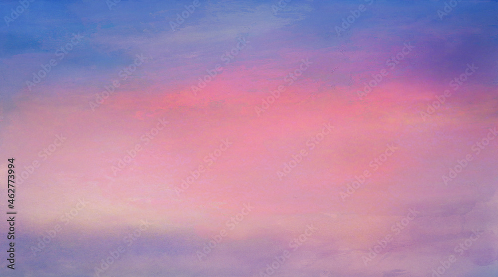 ピンクの夕焼けの空の風景イラスト ビーナスベルト Stock イラスト Adobe Stock