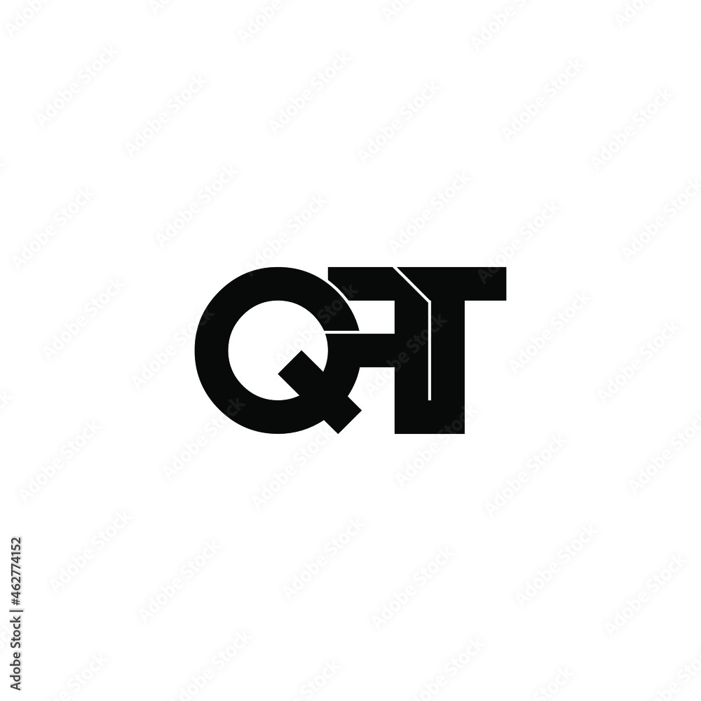 qft initial letter monogram logo design qft initial letter monogram logo design