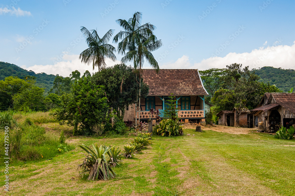 Farm in the German valley near Pomerode, Brazil Farm in the German valley near Pomerode, Brazil