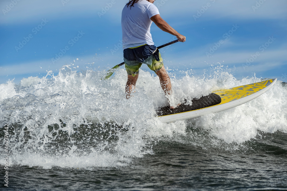 SUP surfer, Bali, Indonesia