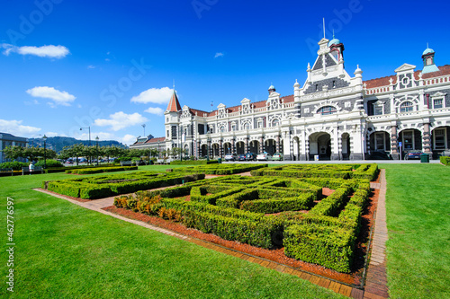 Edwardian railway station, Dunedin, South Island, New Zealand