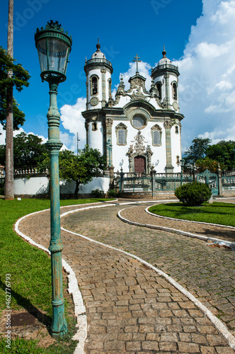 Church Sao Francisco de Assis in Sao Joao del Rei, Minas Gerais, Brazil photo