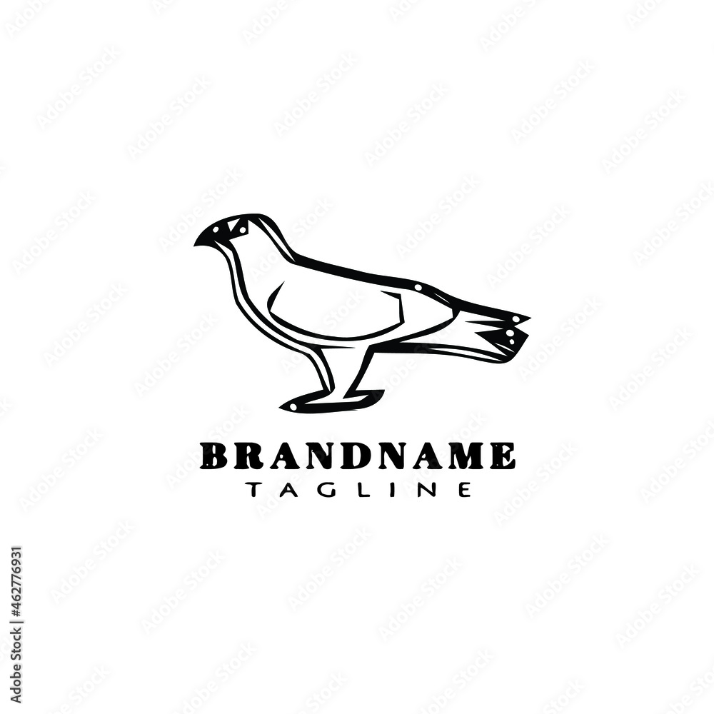 Obraz premium bird logo flat icon design template black isolated vector illustration