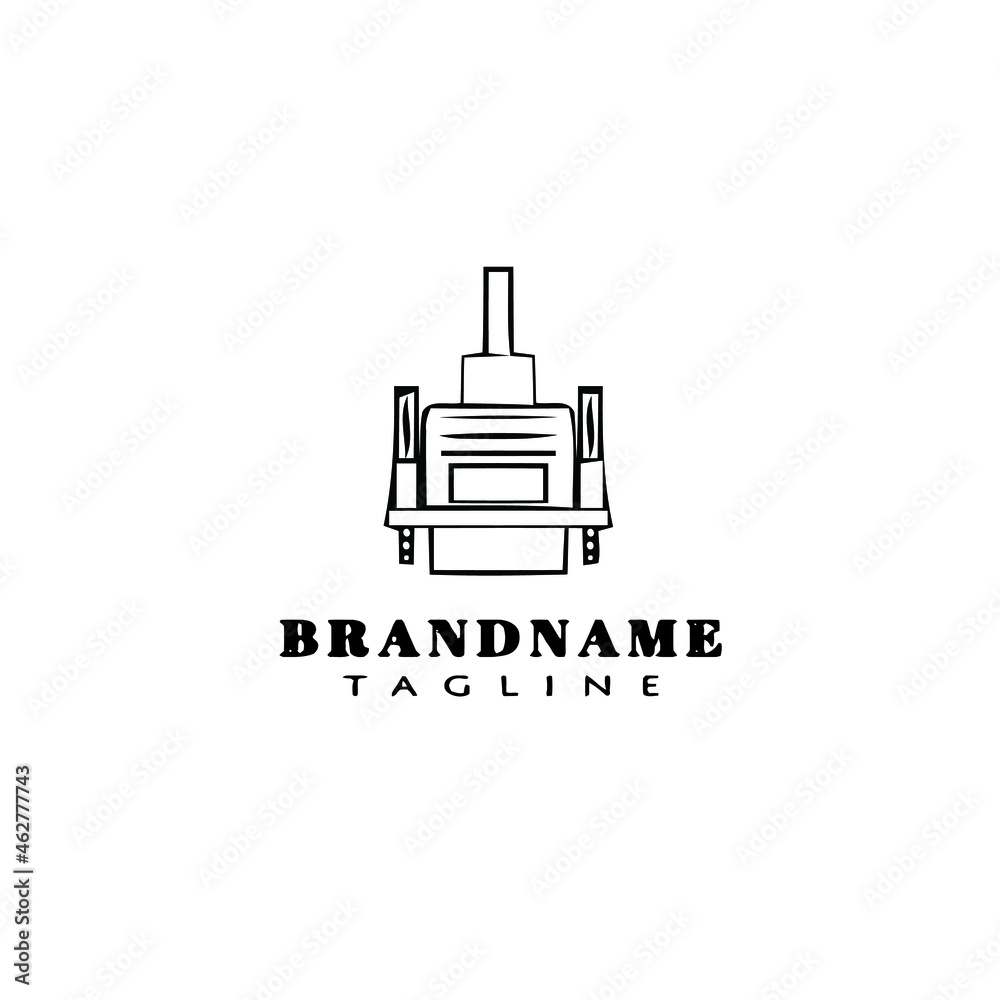 cute cable spool logo cartoon icon design template black isolated vector illustration cute cable spool logo cartoon icon design template black isolated vector illustration