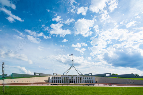 The Australian parliament in Canberra, Australia photo