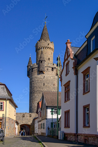 Germany, Hesse, Friedberg, Old defense tower photo