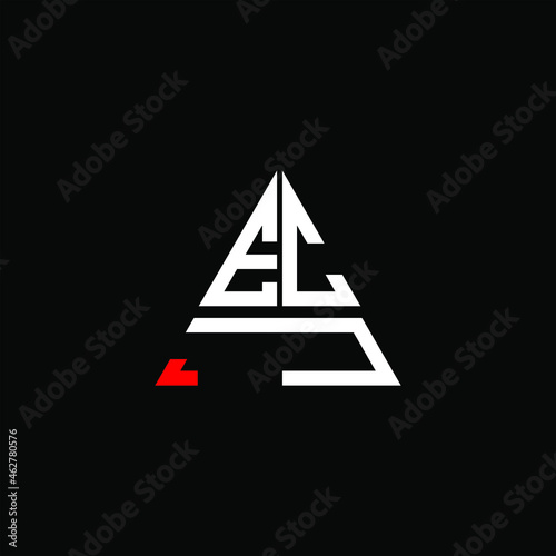ECL letter logo creative design. ECL unique design
