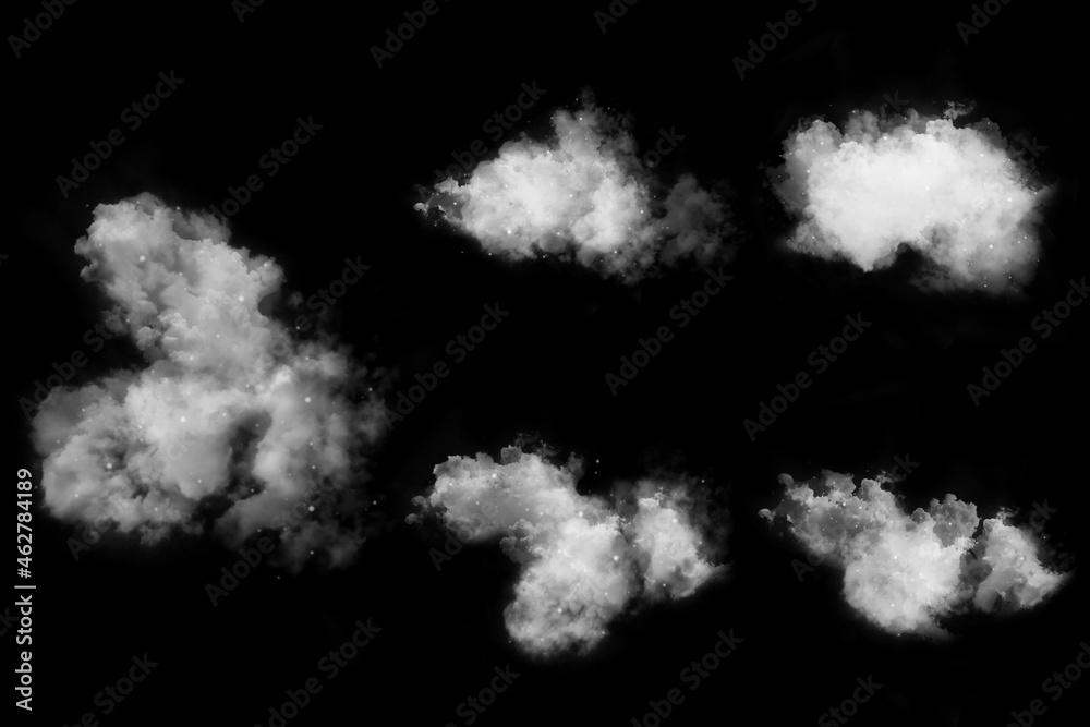 Realistic fog smoke transparent collection Realistic fog smoke transparent collection