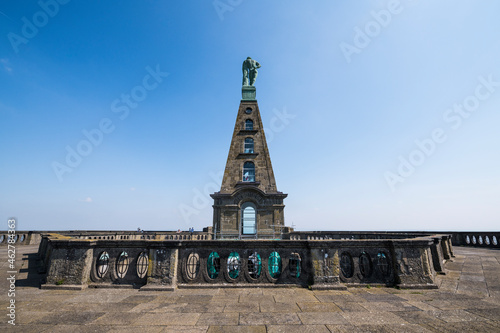 Germany, Hesse, Kassel, Hercules monument in Bergpark Wilhelmshohe photo