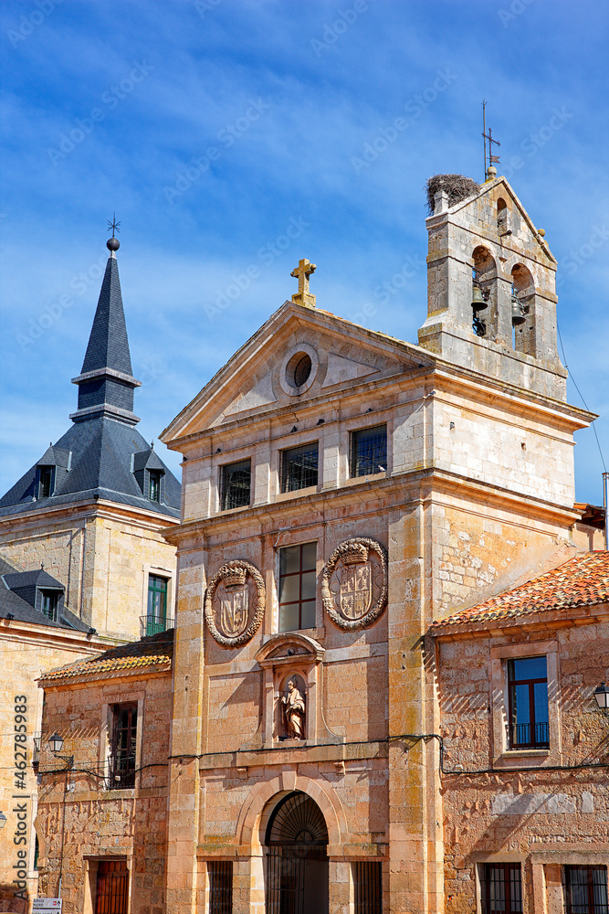 Spain, Province of Burgos, Lerma, Facade of Convento San Blas Spain, Province of Burgos, Lerma, Facade of Convento San Blas