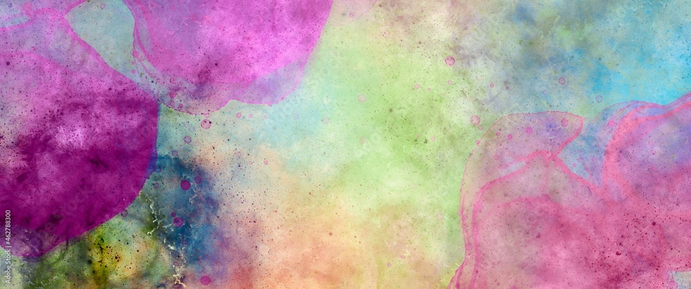 Galaxy theme space abstract background, contrast colorful smoke effect, open space, stars, alcohol ink, strong original texture, original wallpaper, elegant deocration	
