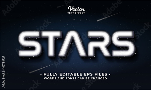 Wallpaper Mural bold stars text effect editable eps cc. words and fonts can be changed	 Torontodigital.ca