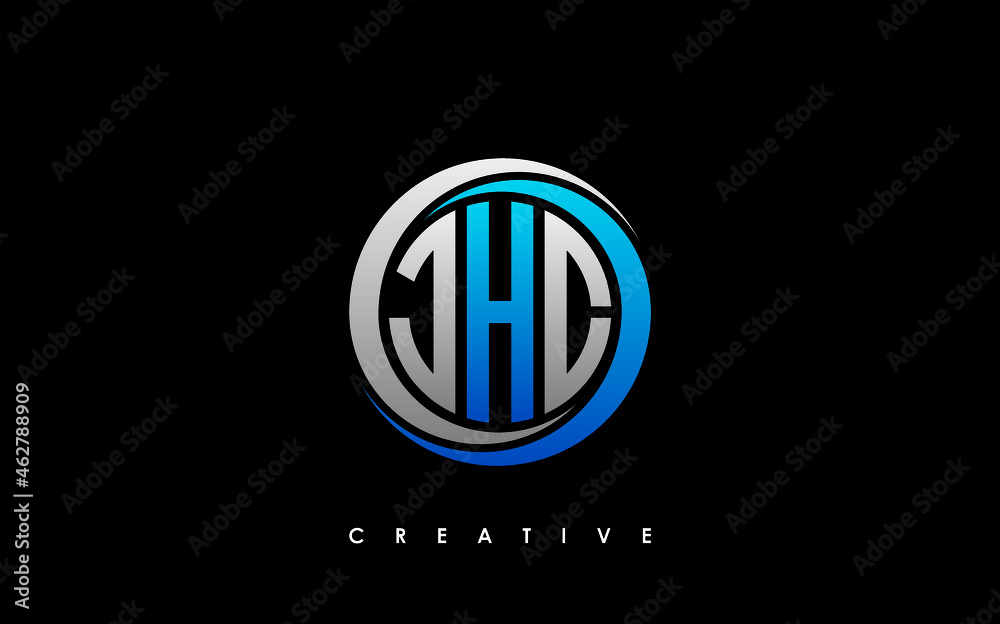 JHC Letter Initial Logo Design Template Vector Illustration JHC Letter Initial Logo Design Template Vector Illustration