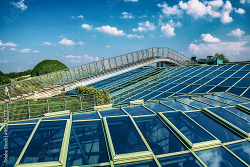 Warsaw library garden