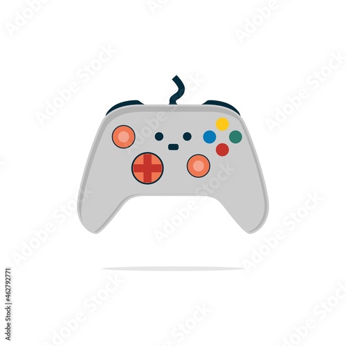 Video Game Controller or Game pad or Joystick Icon Vector. Flat joystick icon.