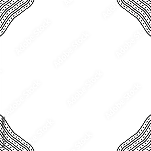 Lines Motifs Pattern. Ornamental Decoration for Interior, Exterior, Carpet, Textile, Garment, Cloth, Silk, Tile, Plastic, Paper, Wrapping, Wallpaper, Pillow, Sofa, Background, Ect. Vector Illustration