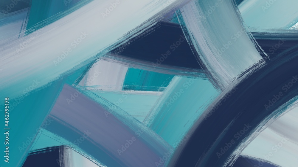 Obraz premium Abstract background painting art with blue and grey oil paint brush for presentation, website, halloween poster, wall decoration, or t-shirt design.