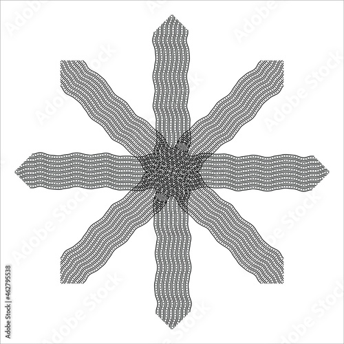 Lines Motifs Pattern. Ornamental Decoration for Interior, Exterior, Carpet, Textile, Garment, Cloth, Silk, Tile, Plastic, Paper, Wrapping, Wallpaper, Pillow, Sofa, Background, Ect. Vector Illustration