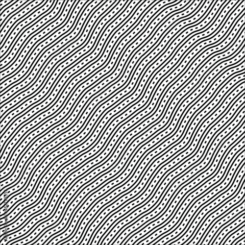 Lines Motifs Pattern. Ornamental Decoration for Interior, Exterior, Carpet, Textile, Garment, Cloth, Silk, Tile, Plastic, Paper, Wrapping, Wallpaper, Pillow, Sofa, Background, Ect. Vector Illustration