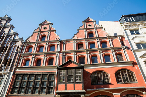 Germany, Mecklenburg-Western Pomerania, Stralsund, Old town, house facade photo