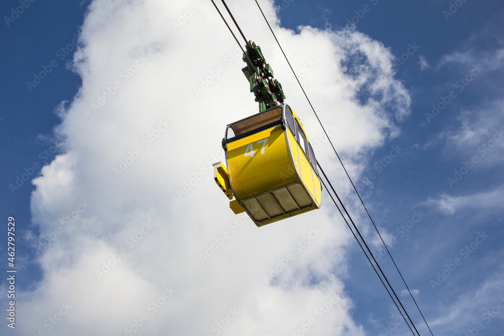 Germany, Bavaria, Chiemgau, Kampenwand cable car Germany, Bavaria, Chiemgau, Kampenwand cable car