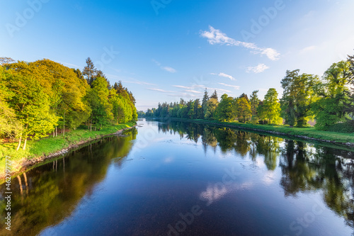 Tay river near Perth, Scotland photo