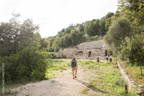 Italy, Sicily, Province of Ragusa, Parco Archeologico Forza, Cava d`Ispica photo
