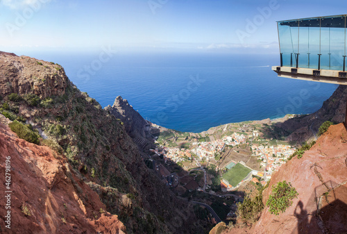 Mirador de Abrante viewing platform, La Gomera, Canary Islands, Spain