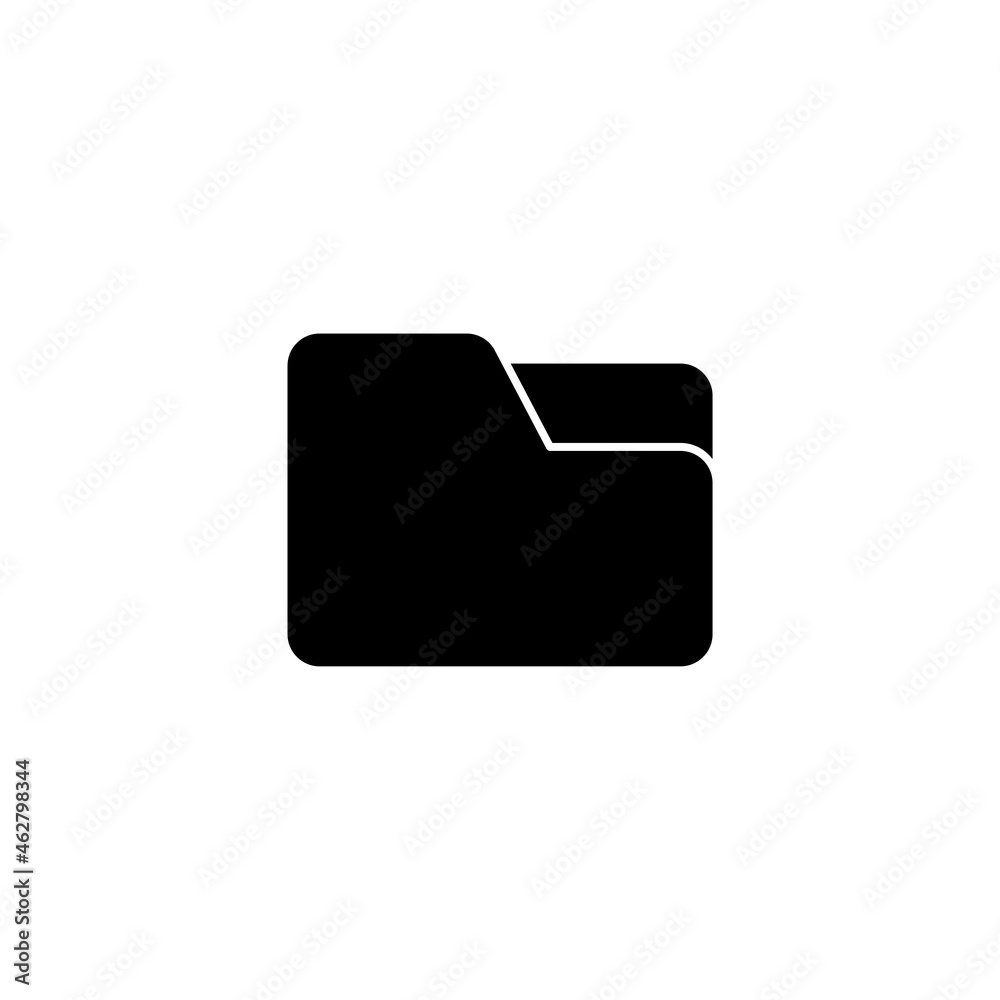 Folder icon design template vector isolated illustration Folder icon design template vector isolated illustration