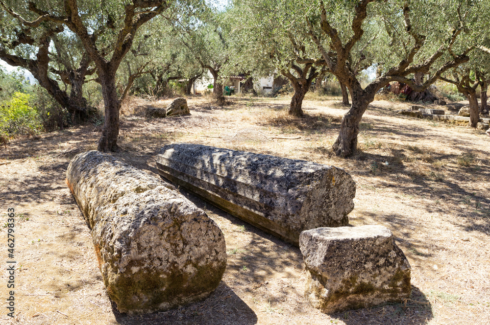 Greece, Messenia, sanctuary of the Apollon near Agios Andreas Greece, Messenia, sanctuary of the Apollon near Agios Andreas