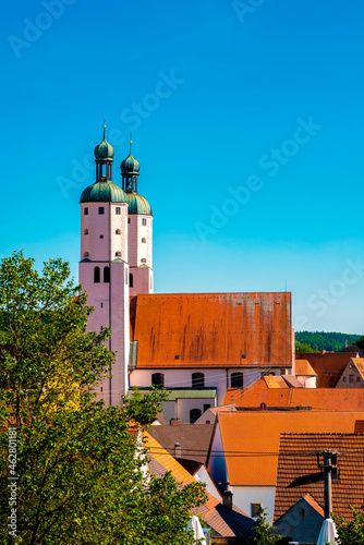 Germany, Bavaria, Wemding, Parish Church St. Emmeram photo