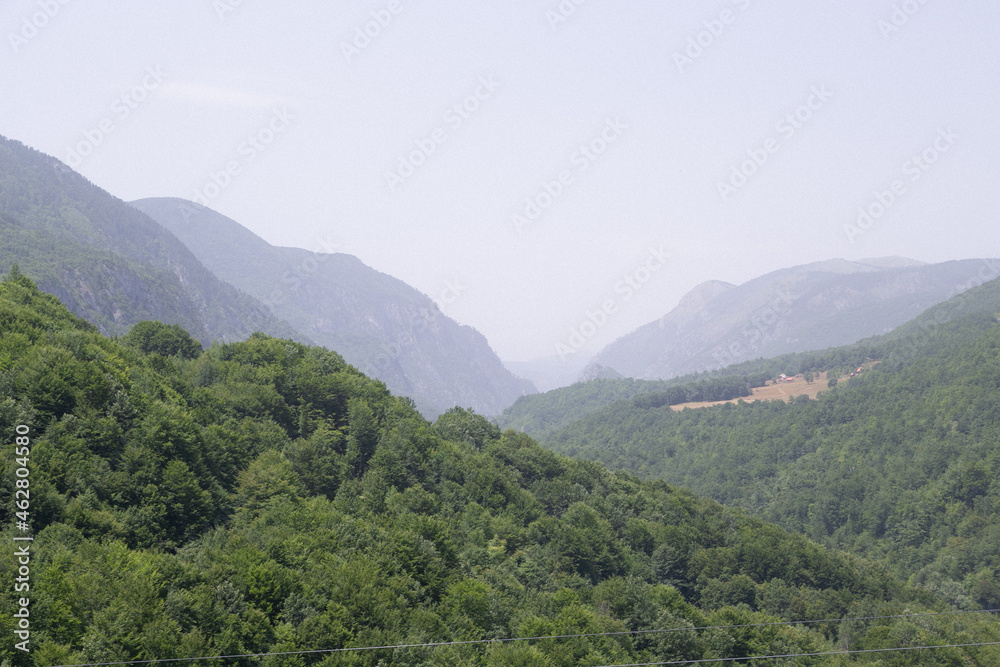 Fototapeta premium landscape in the mountains