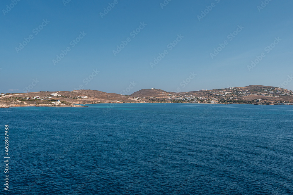 Landscapes of Aegean islands in Greece
