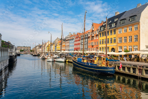 The historic Nyhavn, Copenhagen, Denmark photo