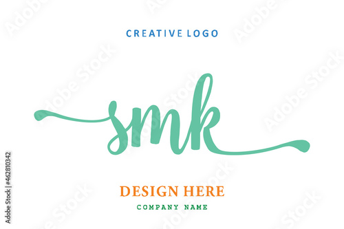 SMK lettering logo is simple, easy to understand and authoritative