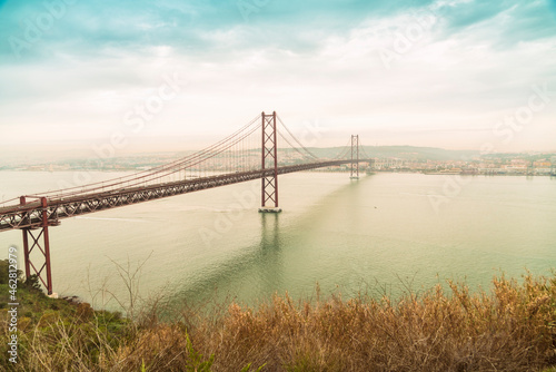 25th of April Bridge in Lisbon, Portugal photo