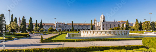 Portugal, Lisbon, Belem, Jeronimos Monastery and Praca do Imperio