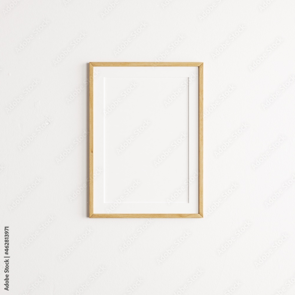 Boho Frame Mockup - Boho empty white frame Boho Frame Mockup - Boho empty white frame