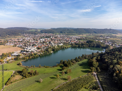 Die Gemeinde Steißlingen mit dem Steißlinger See